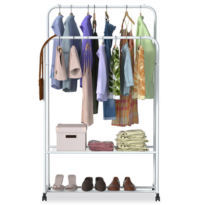 1Pc Garment Hanging Rack Clothing Hanging Rail Pillow