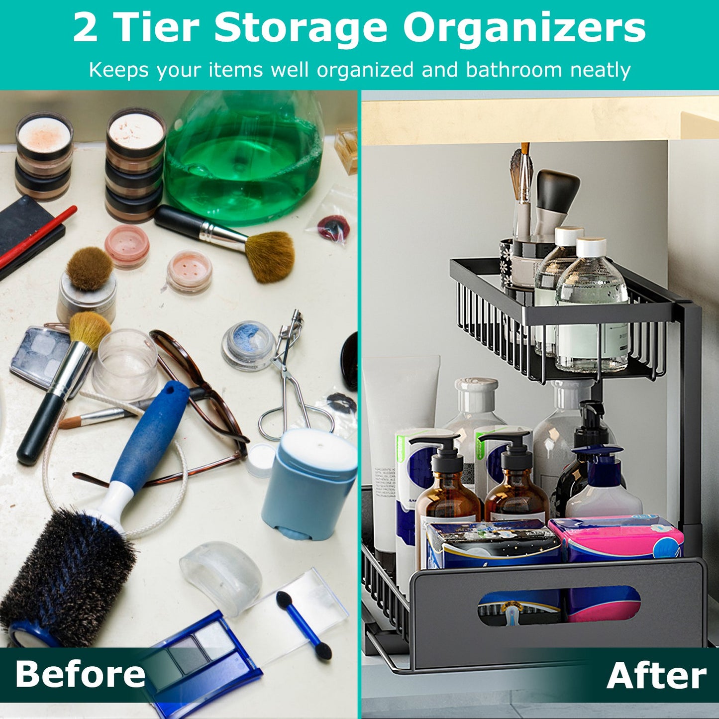 2 Tier Under Sink Organizers