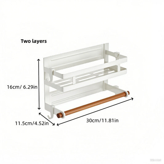 Magnetic Spice Rack For Refrigerator