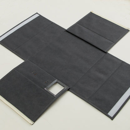 Four-piece Bed Sheet Set Foldable Zipper Visual Storage Box